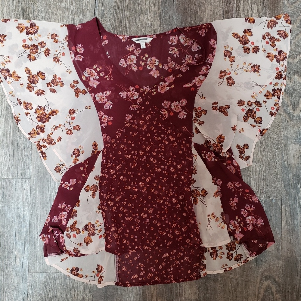 Lucky Brand Sheer Top